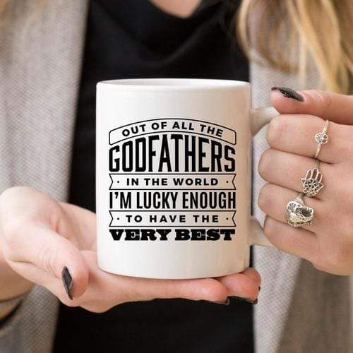 Magenta Shadow Gifts Coffee Mug, Out Of All The Godfathers In The World