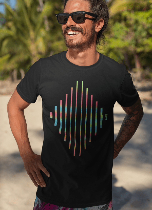 Scorpius T-shirts colorful lines T-shirt