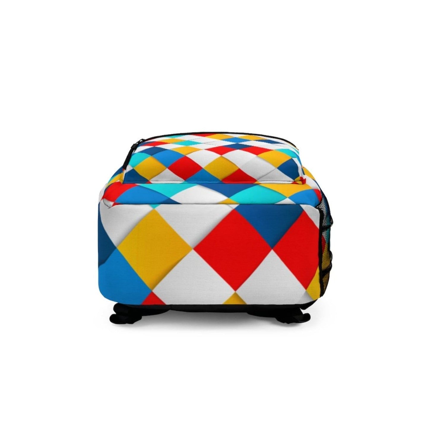 inQUE'INQ Backpacks Bags Rucksacks One Size Colorful square grid style backpack