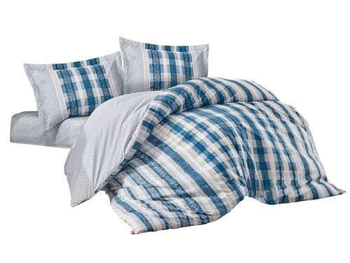 Amethyst Tartarus Home & Garden 200x220 Cotton bedding DEBORA BLUE Hobby