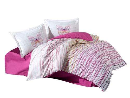 Amethyst Tartarus Home & Garden 200x220 Cotton bedding ELDORA FUCHSIA Hobby