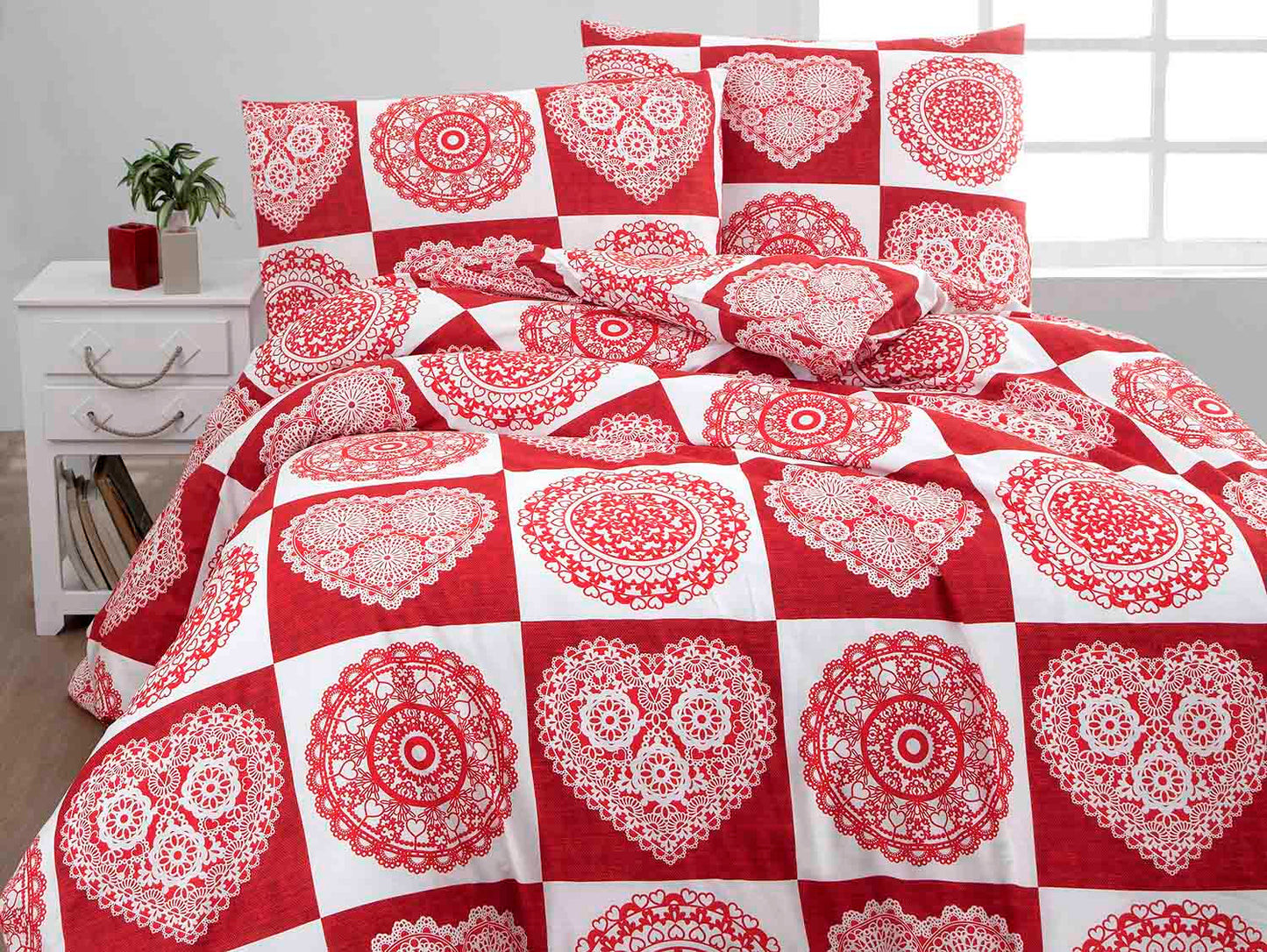 Amethyst Tartarus Home & Garden 160x200 Cotton bedding HANNAH/LOVE EXCLUSIVE