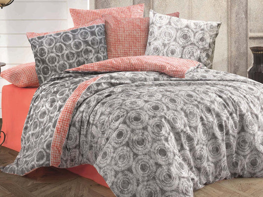 Amethyst Tartarus Home & Garden Cotton bedding OCTAVIA GREY/COTTON EXCLUSIVE