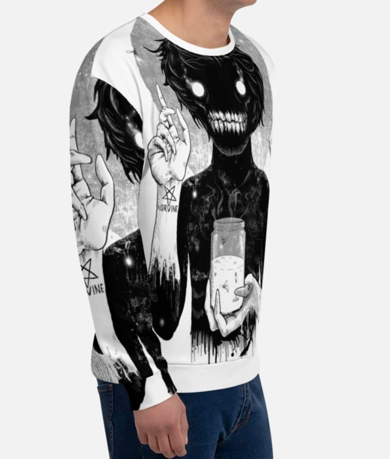 Callisto Men's Clothing Creep Unisex Hand Sewn Sweatshirt