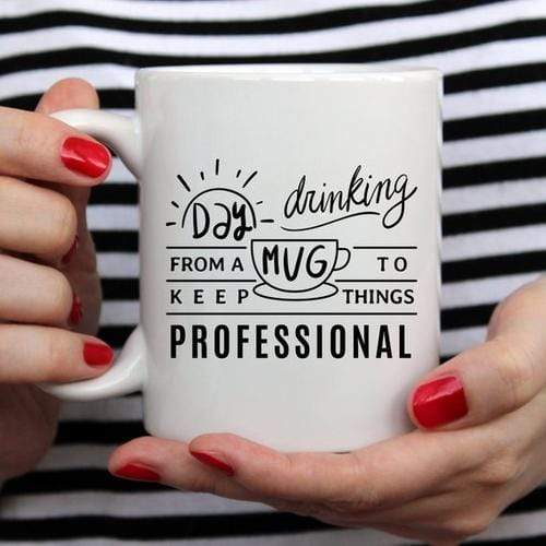 Magenta Shadow Gifts Day Drinking From A Mug Like A Pro