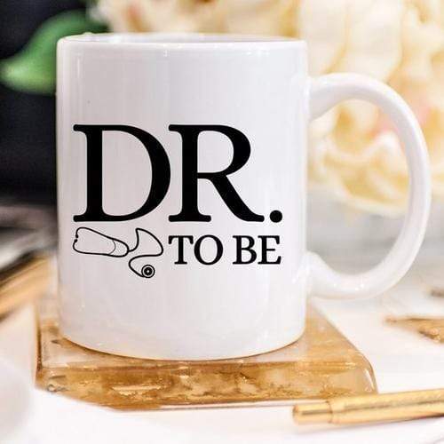 Magenta Shadow Gifts Dr. To Be Mug, Medical School Gifts, Medical