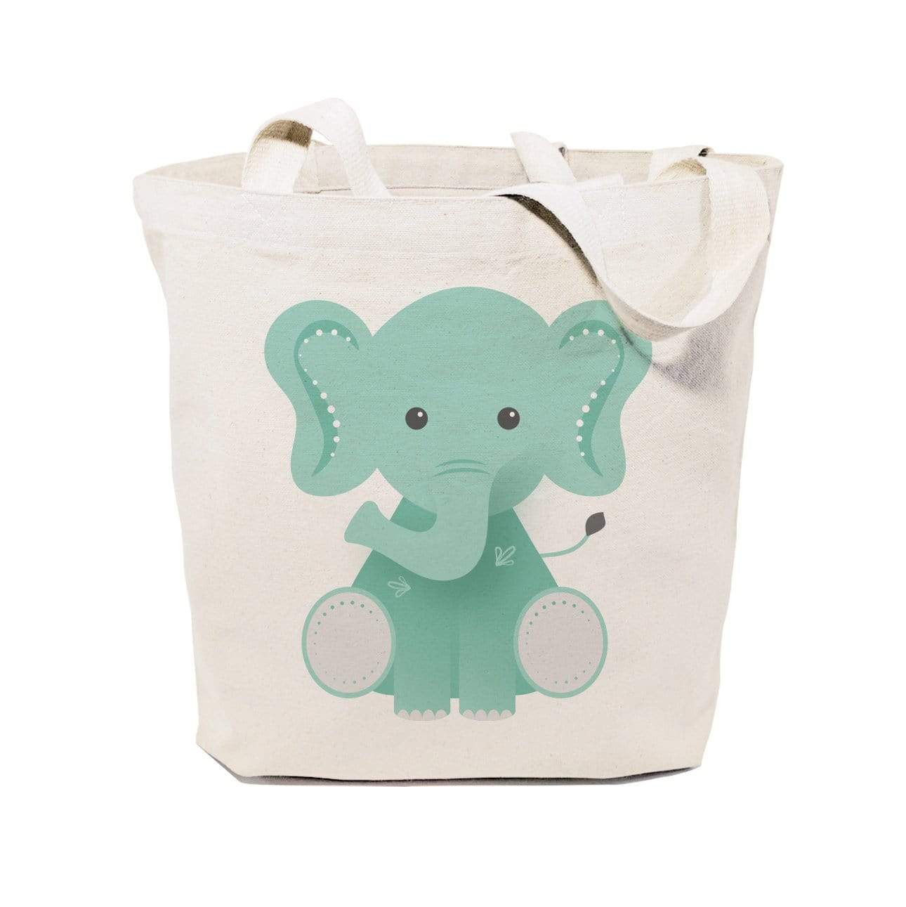 Turquoise Andromeda Totes & Beach Bags Elephant Tote Bag