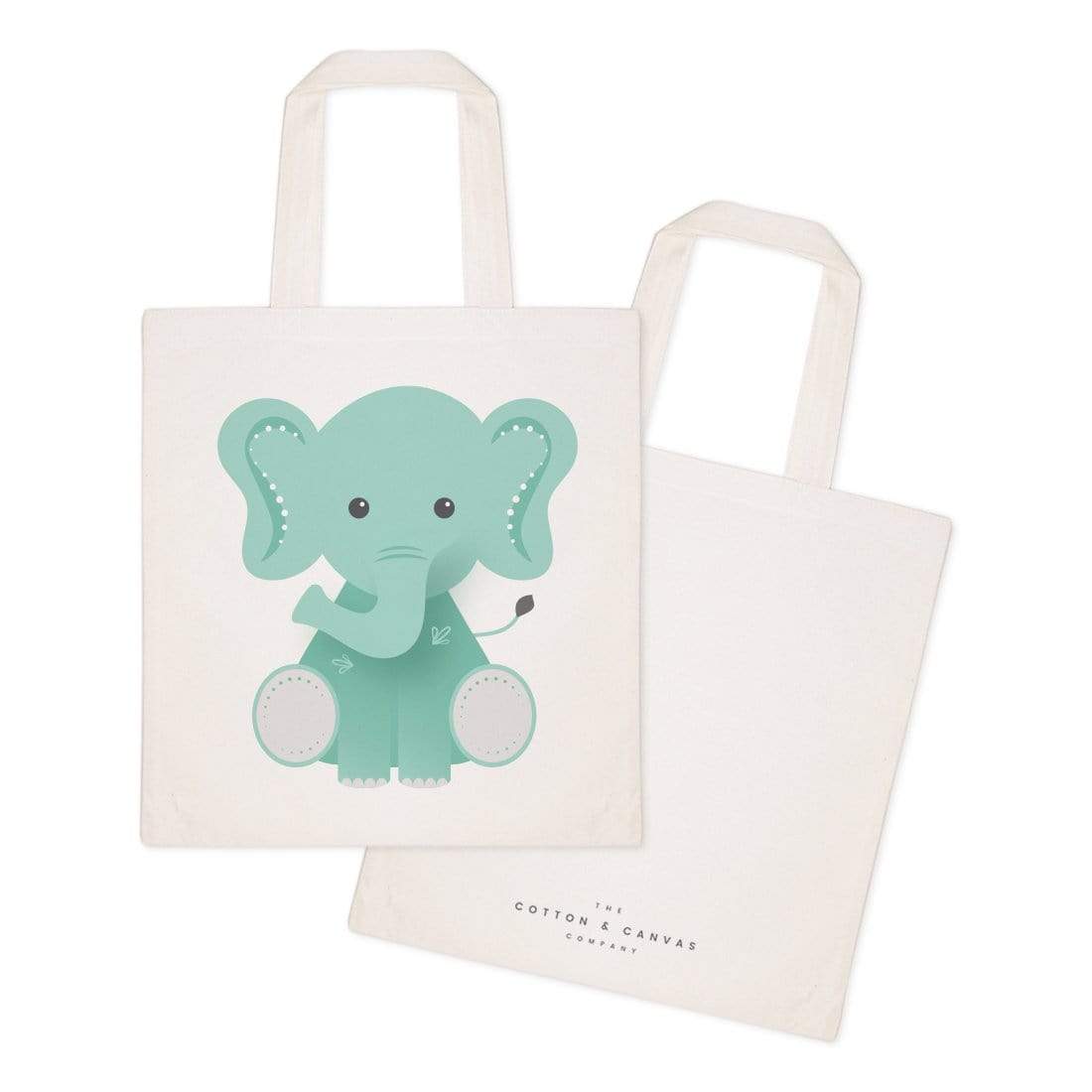 Turquoise Andromeda Totes & Beach Bags Elephant Tote Bag