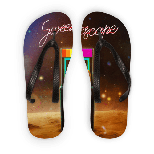 Scorpius Sandals L / Black Strap Escape Adult Flip Flops