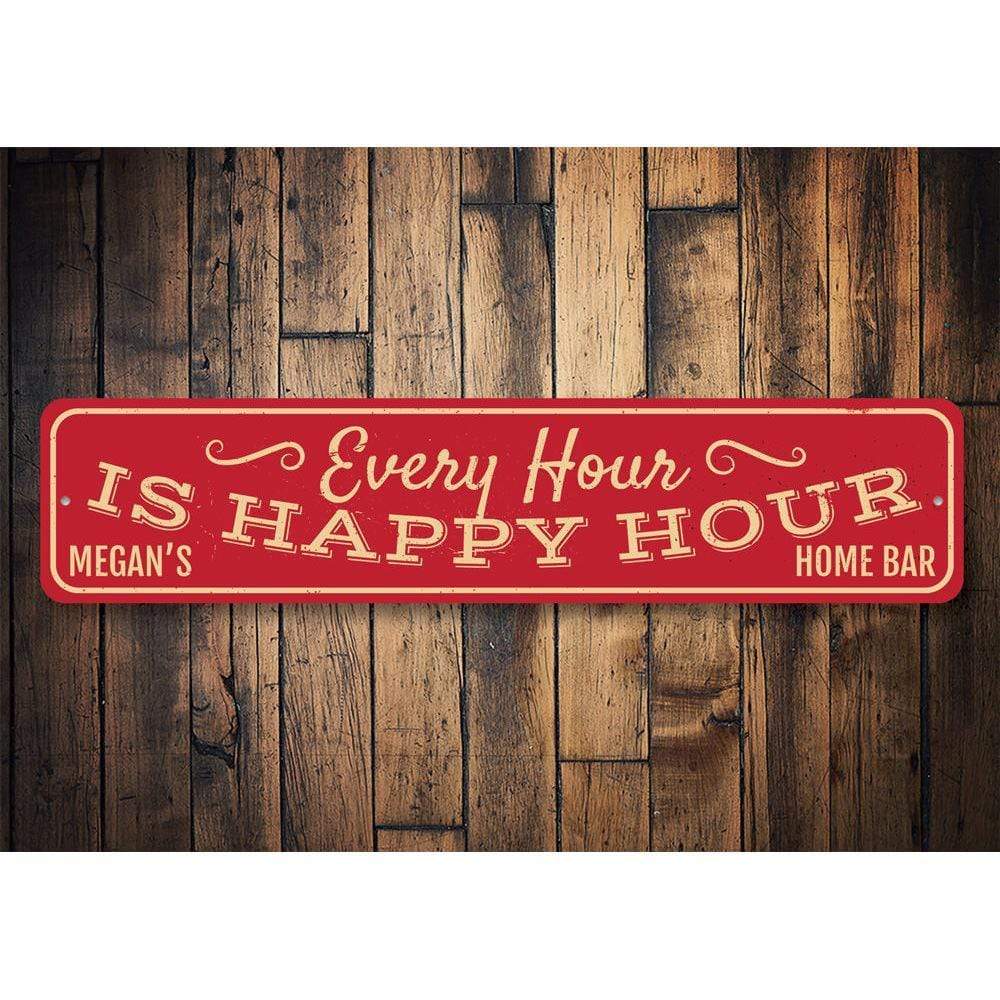 Orchid Eurybia Home Decor Every Hour is Happy Hour Sign