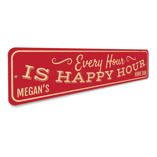 Orchid Eurybia Home Decor Every Hour is Happy Hour Sign