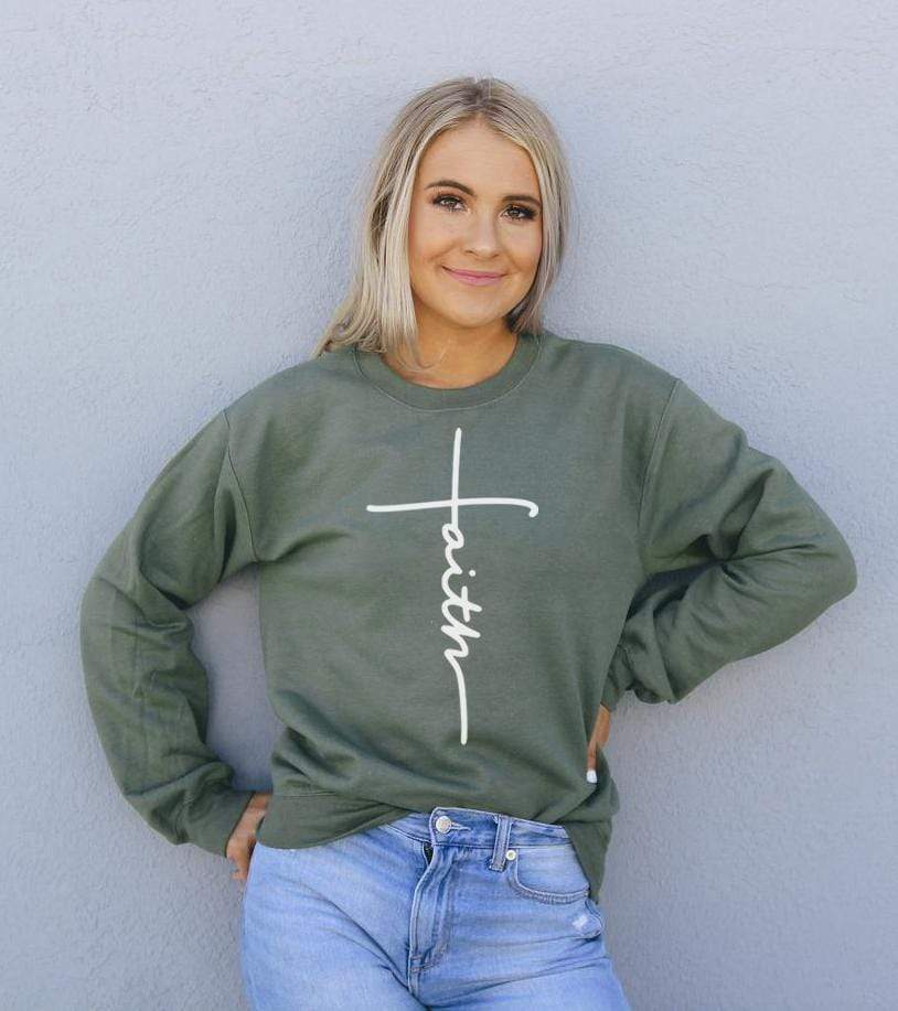 Agate Sweaters & Hoodies Faith Sweatshirt