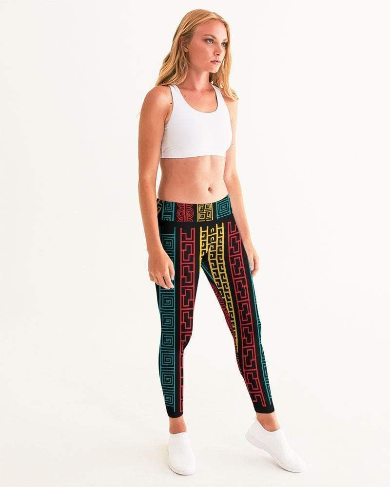 Grey Coco Activewear Fitness Leggings, Multicolor Sportswear