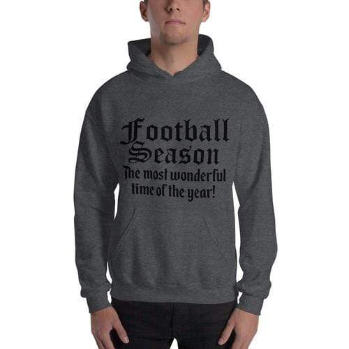 Lavender Millie Women's Clothing 5XL / Dark Heather Football Season Unisex Hoodie