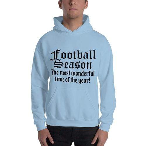 Lavender Millie Women's Clothing 2XL / Light Blue Football Season Unisex Hoodie