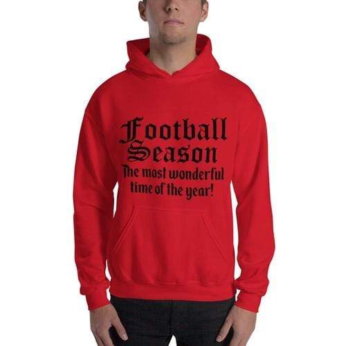 Lavender Millie Women's Clothing 2XL / Red Football Season Unisex Hoodie