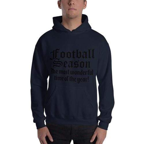 Lavender Millie Women's Clothing 4XL / Navy Football Season Unisex Hoodie
