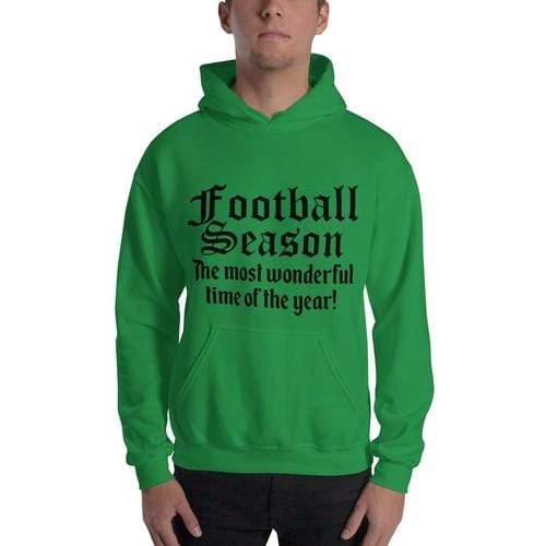 Lavender Millie Women's Clothing 2XL / Irish Green Football Season Unisex Hoodie