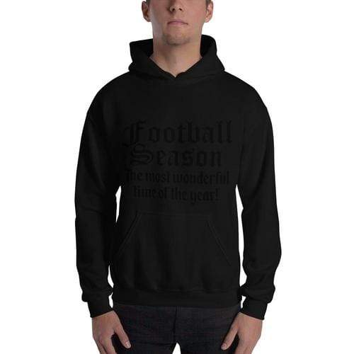 Lavender Millie Women's Clothing 2XL / Black Football Season Unisex Hoodie