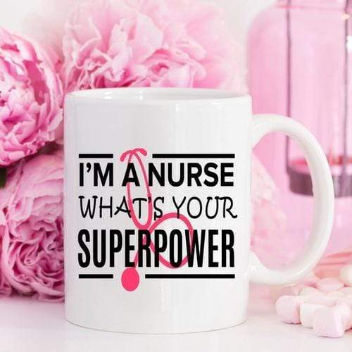 Magenta Shadow Gifts Funny Nurse Mug - I'm A Nurse, What's Your