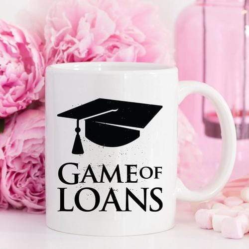 Magenta Shadow Gifts Game Of Loans - 11oz Ceramic Coffee Mug - Mug Gift