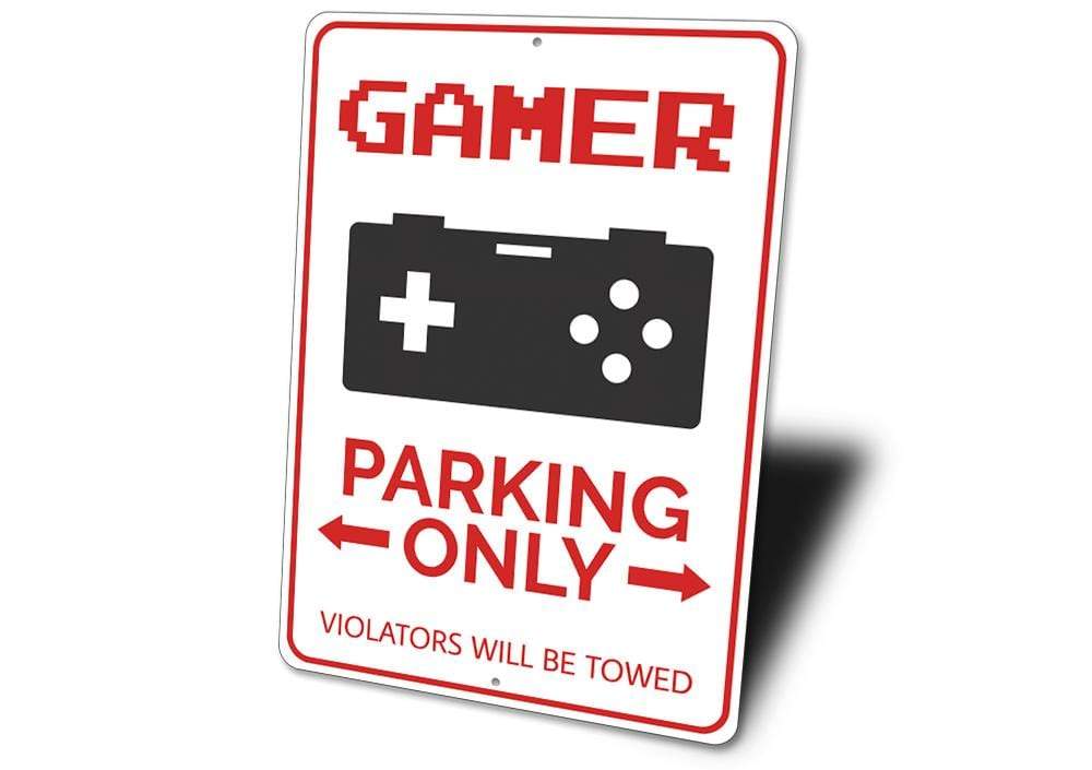 Orchid Eurybia Home Decor Gamer Parking Sign