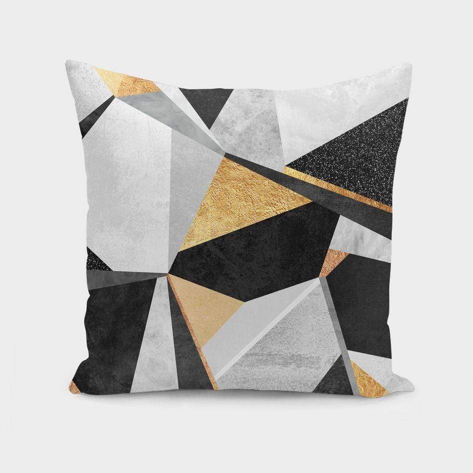 Scorpius Textiles & Pillows Geometry Gold Cushion/Pillow