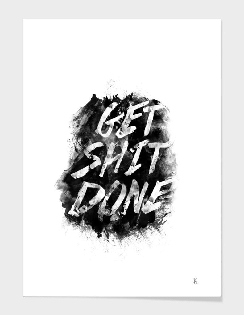 Scorpius Home Decor Get Shit Done Frame