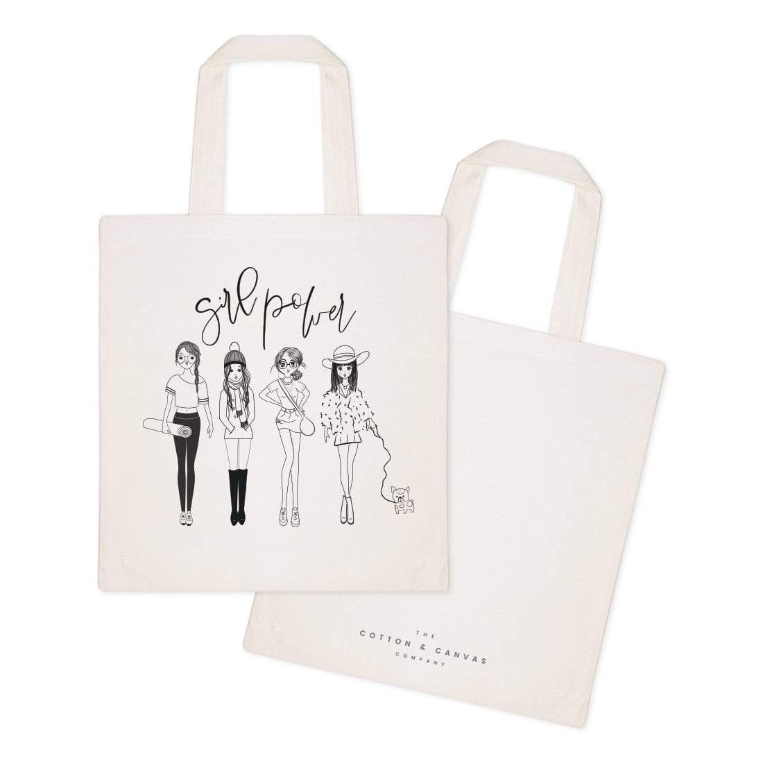 Turquoise Andromeda Totes & Beach Bags Girl Power Tote Bag