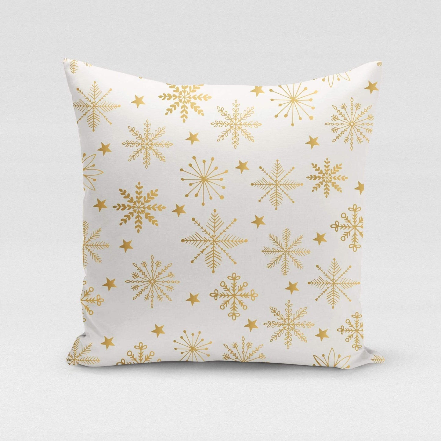 Orange Poppy Textiles & Pillows Golden Gift-Wrap Pillow Cover