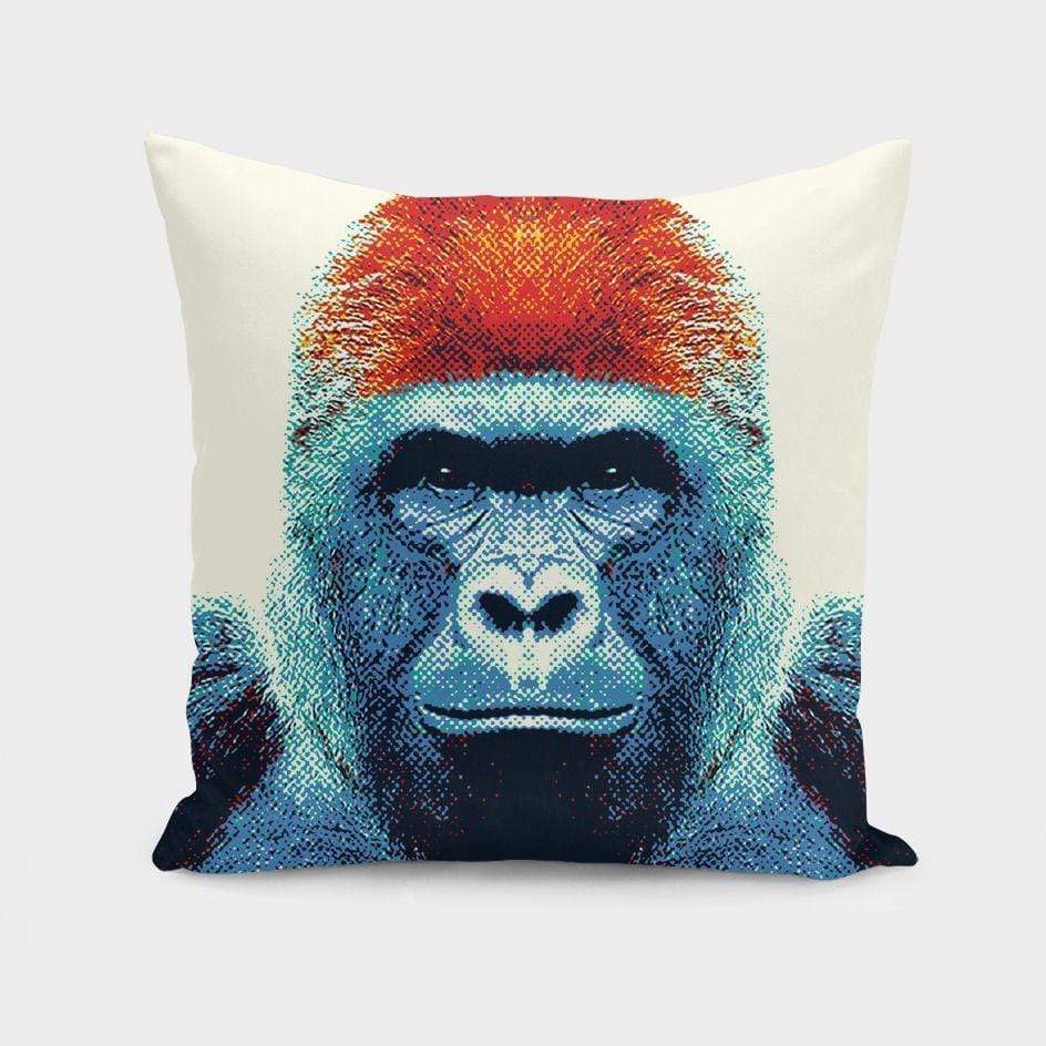 Scorpius Textiles & Pillows Gorilla - Colorful Animals Cushion/Pillow