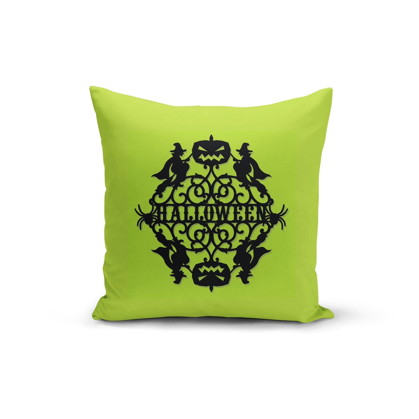 Orange Poppy Textiles & Pillows Green Halloween Pillow Cover