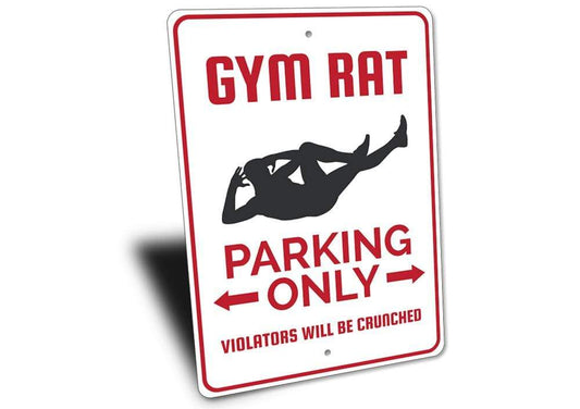 Orchid Eurybia Home Decor Gym Rat Parking Sign