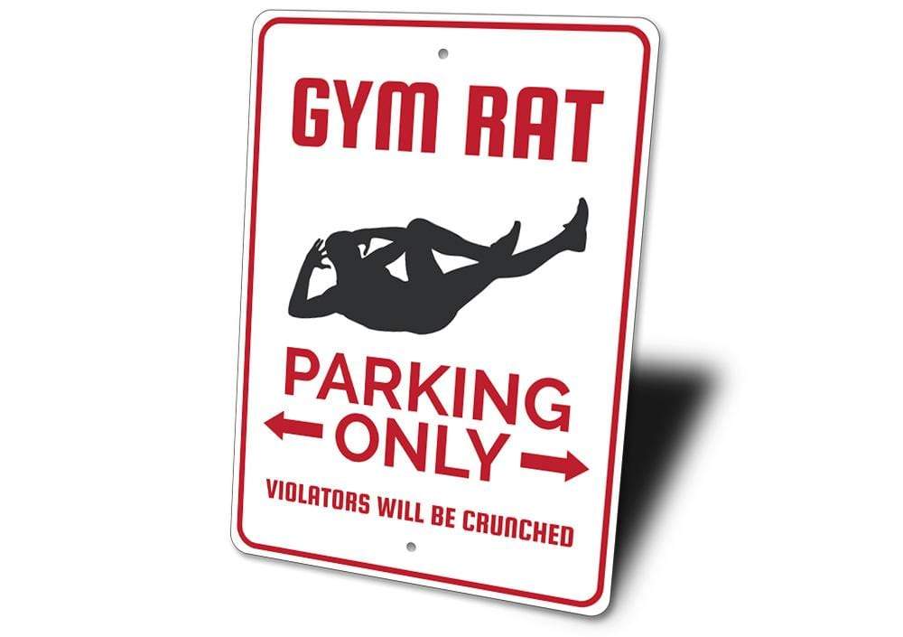 Orchid Eurybia Home Decor Gym Rat Parking Sign