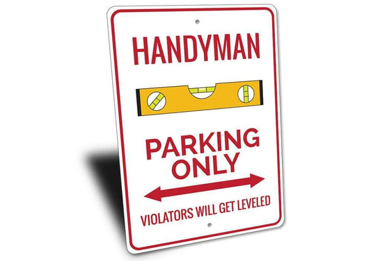 Orchid Eurybia Home Decor Handyman Parking Sign