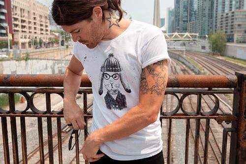 Green Lucky Men's Clothing Hare Hipster Men's Tee