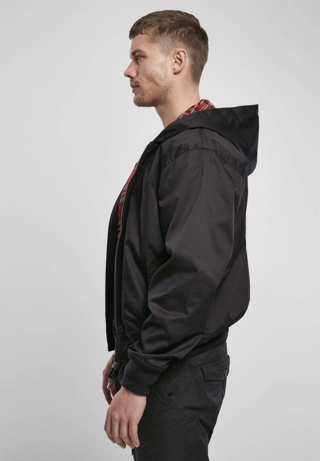 Callisto Men's Clothing Hooded Harrington Jacket