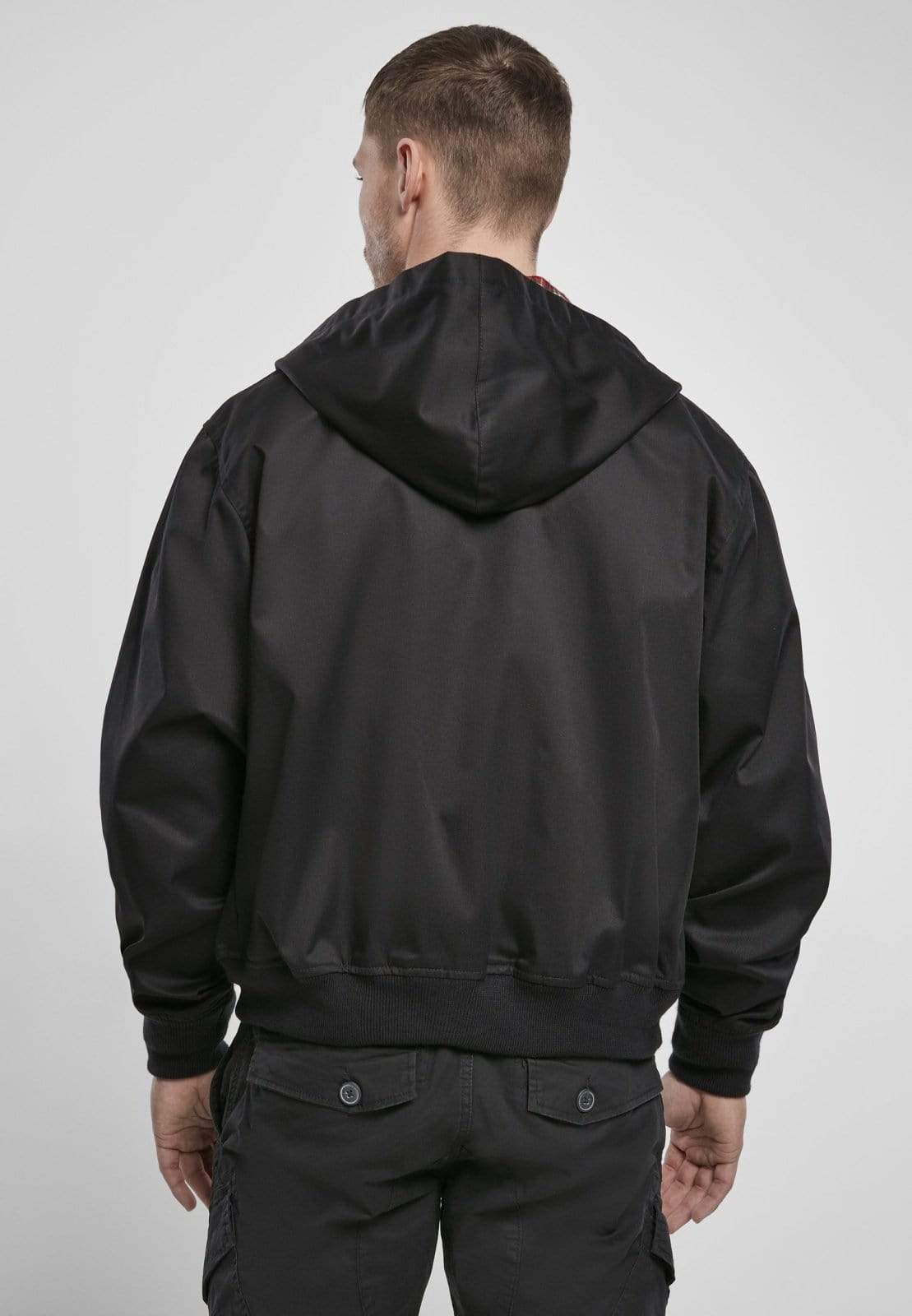 Callisto Men's Clothing Hooded Harrington Jacket