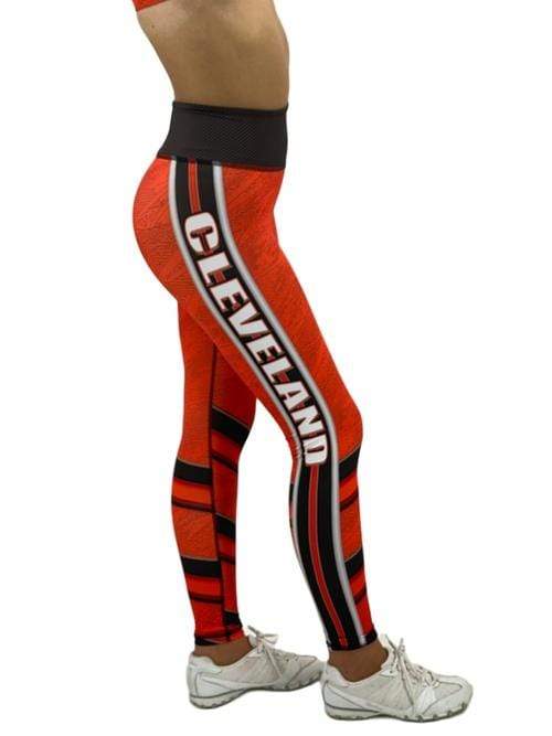 Orange Poppy Women's Clothing 2XL / Orange Jean Cleveland Football Leggings