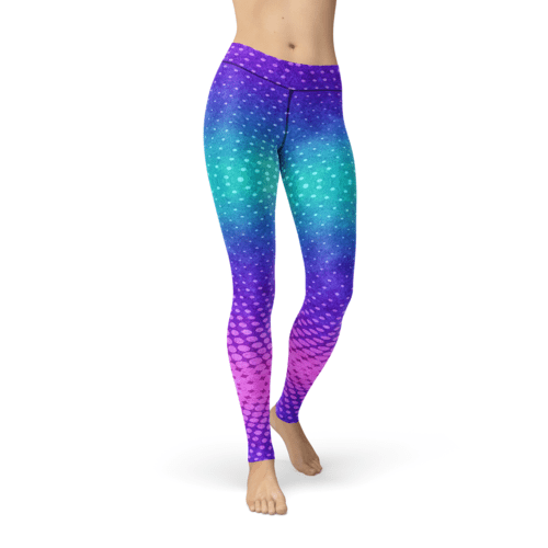 Orange Poppy Leggings L / Multicolored Jean Colorful Dots Leggings