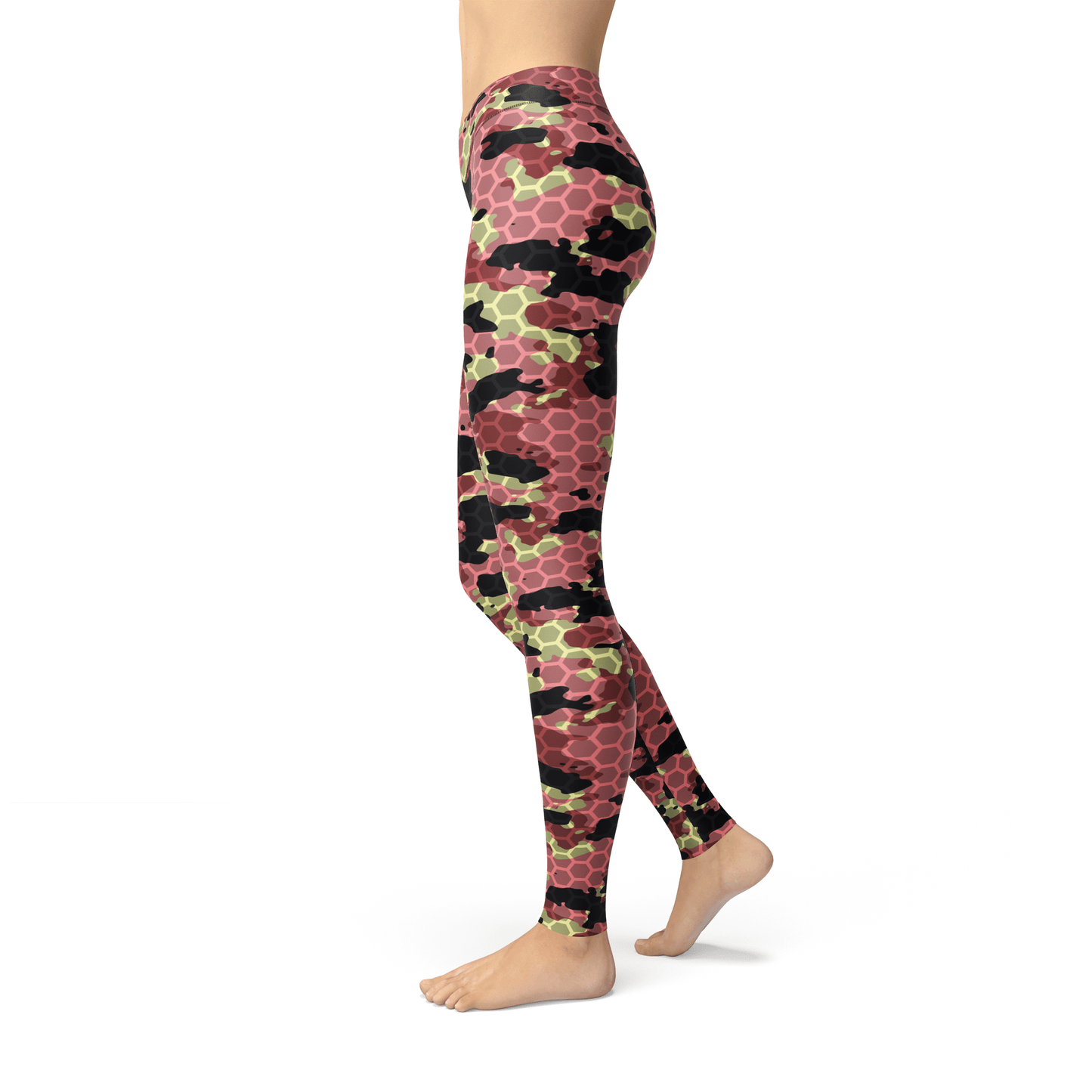 Orange Poppy Leggings Jean Pink Stone Camo Leggings