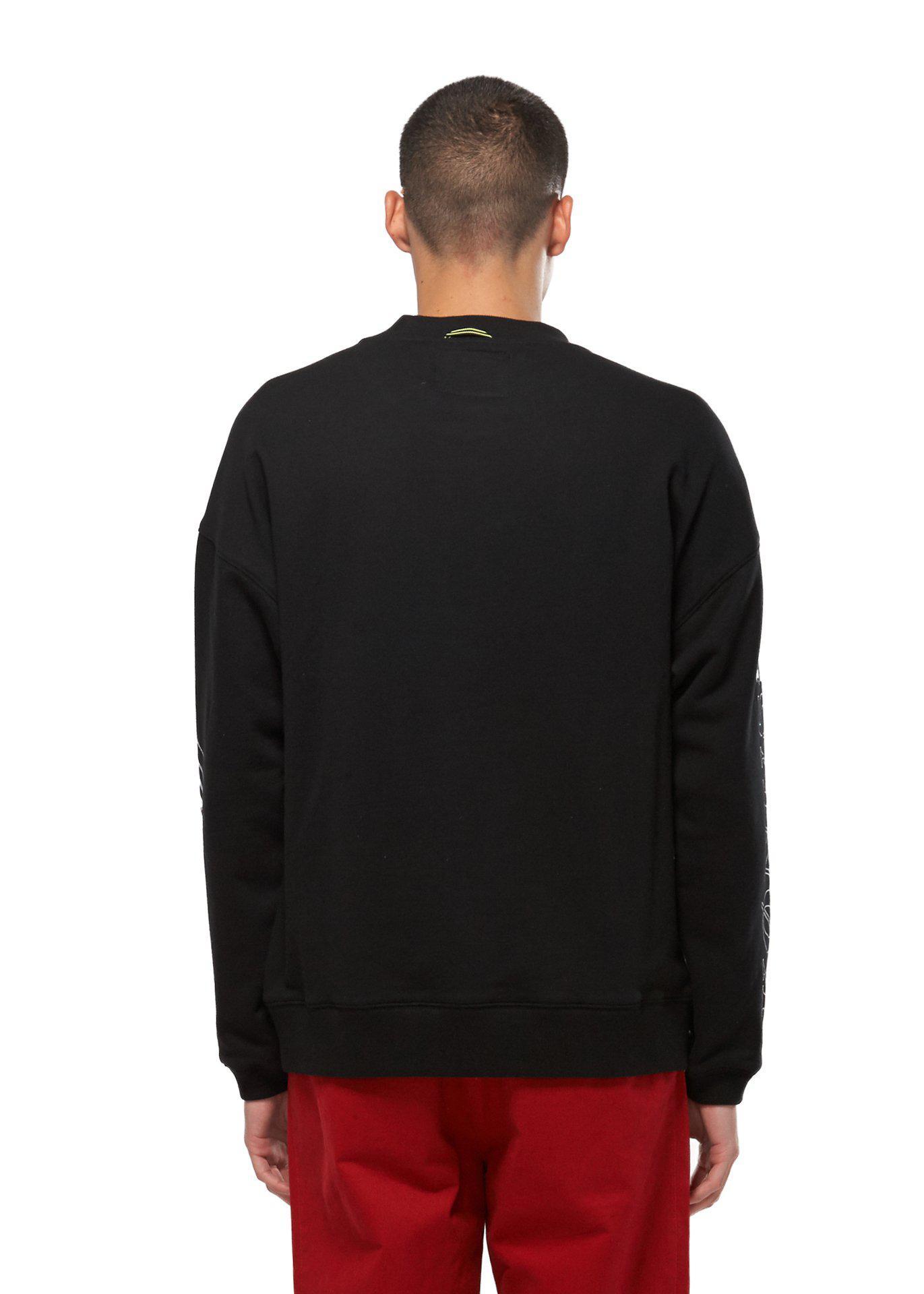 Lemon Hera Men's Clothing Konus Black Oversize Sweatshirt