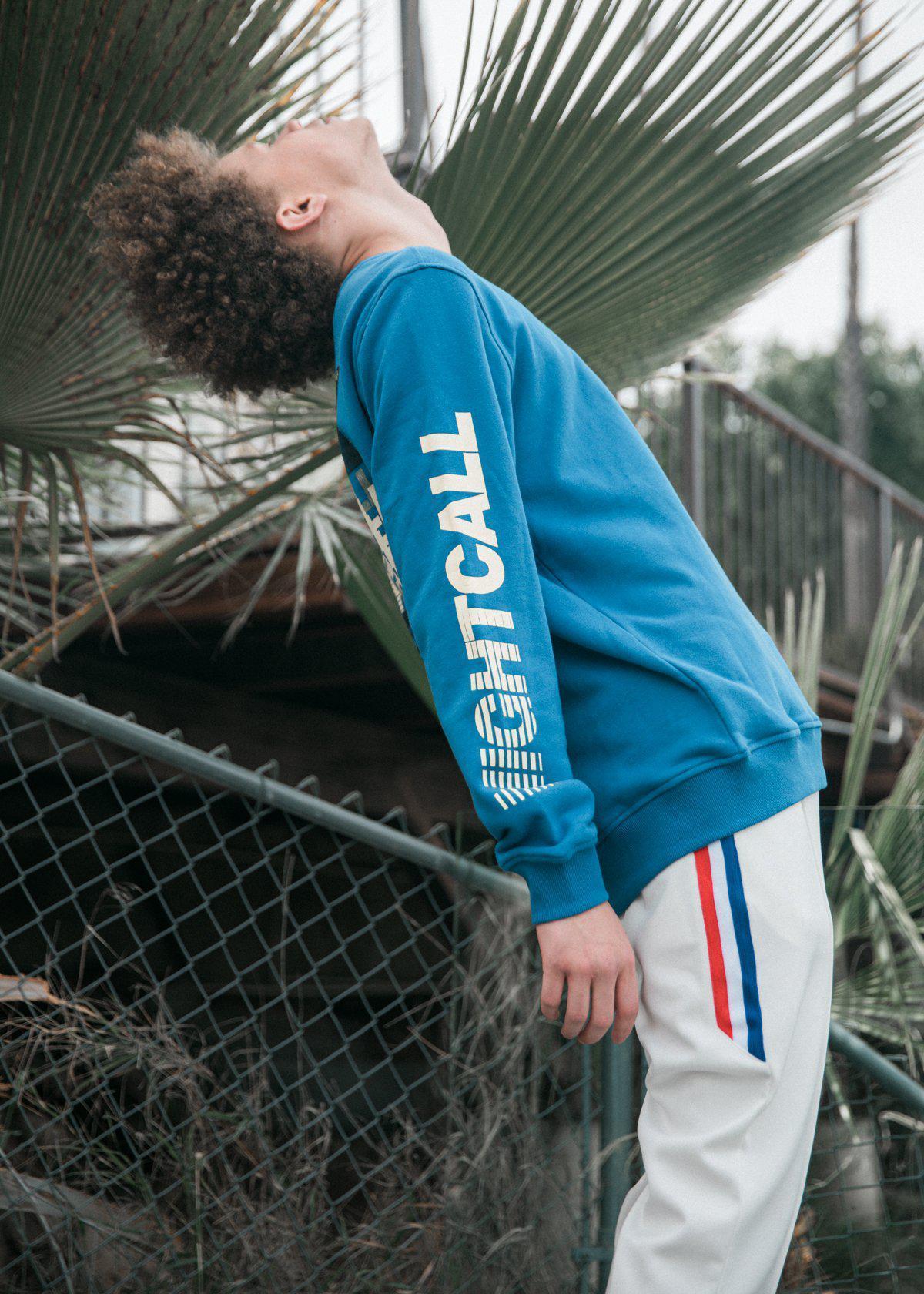 Lemon Hera Men's Clothing Konus Men's Sweatshirt in Blue
