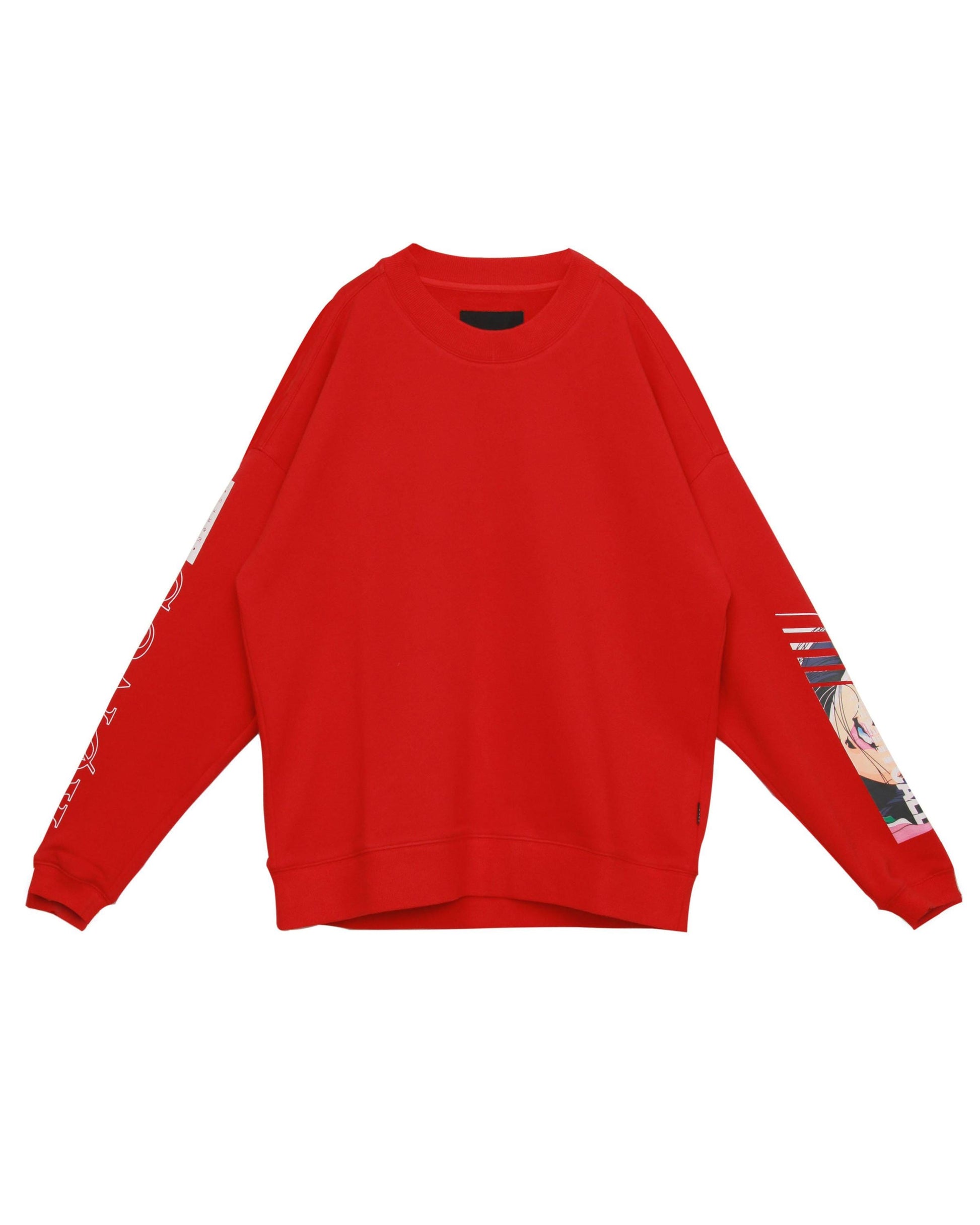Lemon Hera Men's Clothing Konus Oversize Sweatshirt in Red
