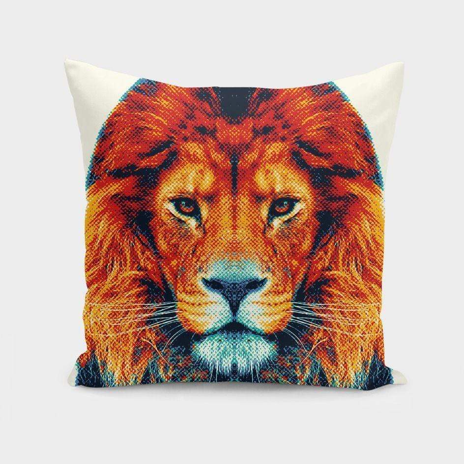 Scorpius Textiles & Pillows Lion - Colorful Animals Cushion/Pillow