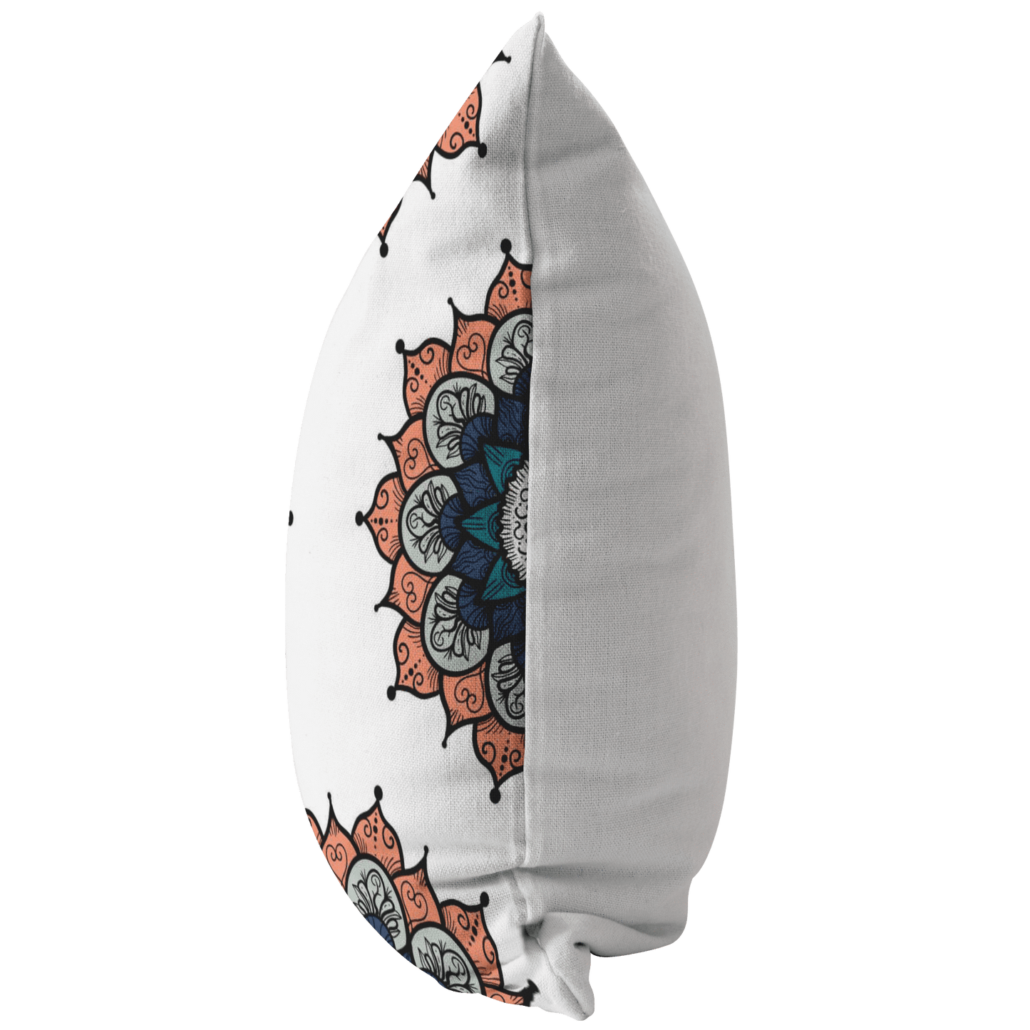 Gold Sooty Textiles & Pillows Mandala Pillow for boho home decor, Oriental style