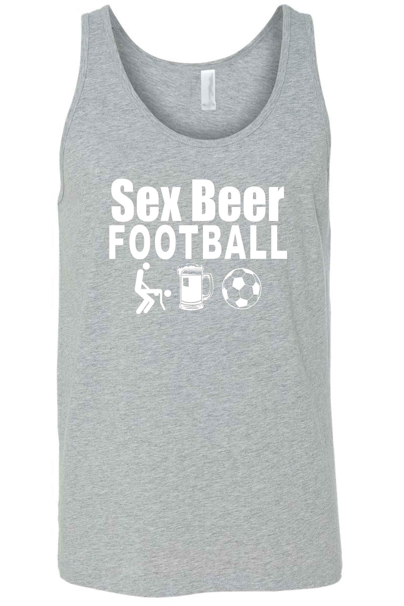 Sunflower Tank Tops Men's Sx Beer Football Tank Top Shirt