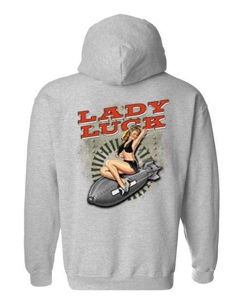 Sunflower Men's Clothing Men's/Unisex Zip-Up Hooded Sexy Vintage Lady Luck