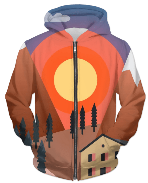 Scorpius Sweaters & Hoodies Milltary Scene UNISEX ZIP HOODIE