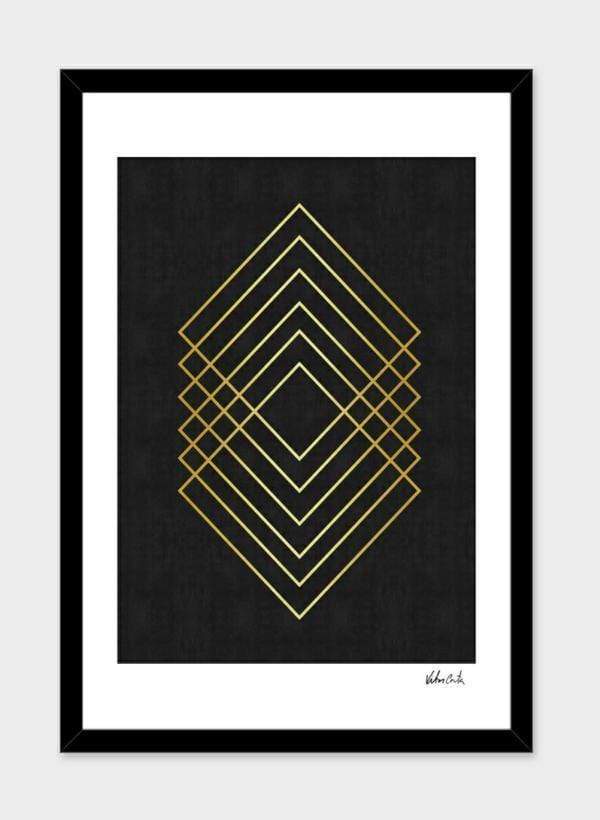 Scorpius Home Decor Minimalist and golden art I Frame